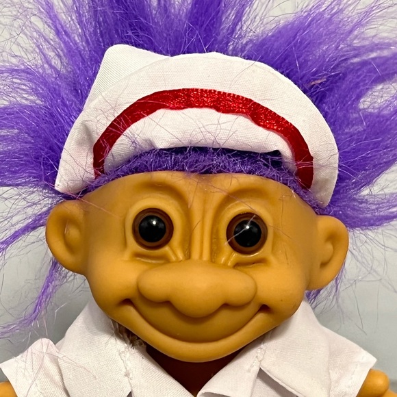 Vintage Russ Sailor Troll with White Uniform and Hat - Picture 2 of 5